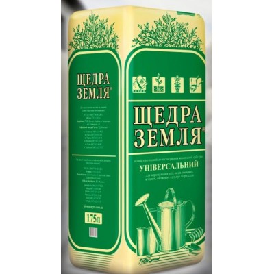 Торфяной субстрат Щедра Земля 175л